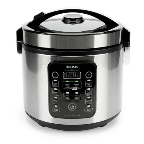Additional modes like ferment, sanitize and you'll notice i haven't made much mention of that chef iq app since the beginning of this review. Aroma 20 Cup Cool Touch Smart Carb Rice Cooker & Reviews ...