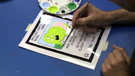 This is good, but it can also be a negative. How to make a cartoon trading card - YouTube