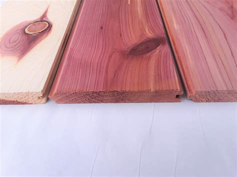 1X6 Tongue and Groove Red Cedar Planks, Free US Shipping