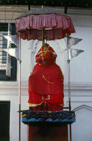 nepal hanuman statue hanuman dhoka durbar square kathmandu by
