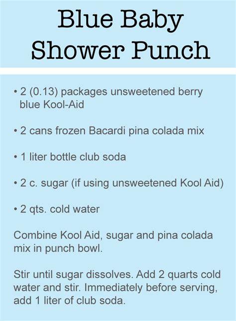 The Best Baby Shower Punch Recipes