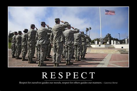 Respect Inspirational Quote And Motivational Poster It Reads Respect