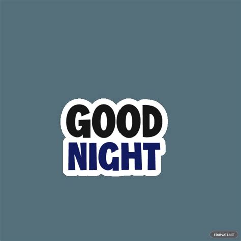Animated Good Night Sticker In  Download