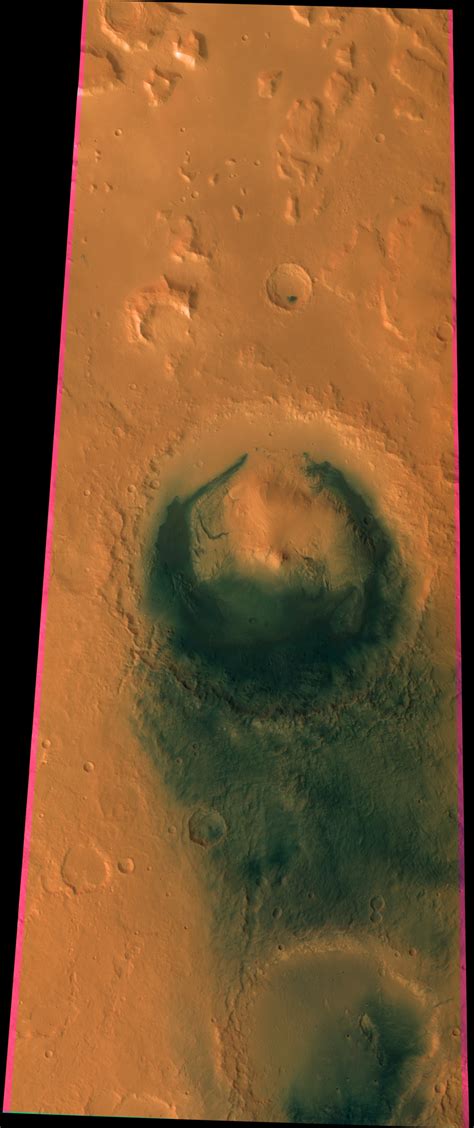 Hrsc Swath Across Gale Crater The Planetary Society