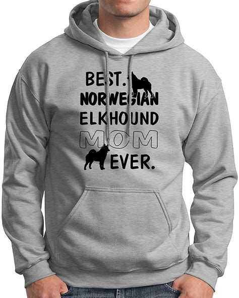 Funny Best Norwegian Elkhound Mom Ever Clothes Norwegian