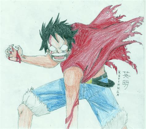 Angry Luffy By Kevinhex On Deviantart