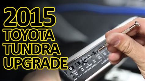 2015 Toyota Tundra Oem Installation Factory Speaker Upgrade Youtube