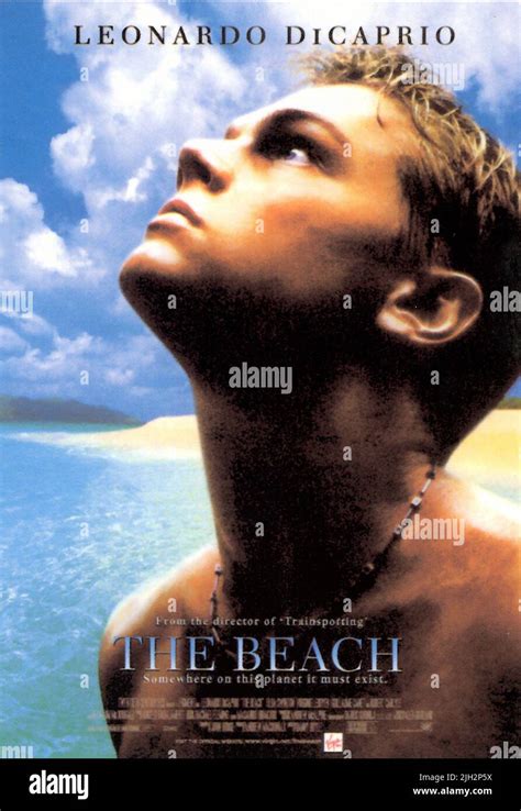 Leonardo Dicaprio Poster The Beach 2000 Stock Photo Alamy
