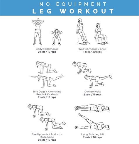No Equipment Leg Workout Movara Fitness Resort Leg