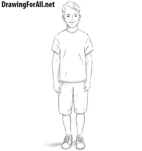 How To Draw A Person Full Body Boy Take Your Time And Draw At Your