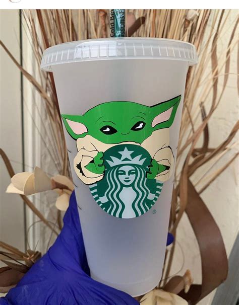 Baby Yoda Cup Etsy