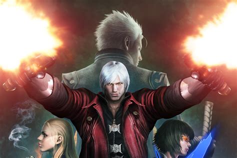 Wallpaper Devil May Cry Vergil Mary Dante Trish 3843x2564 Wallup 988174 Hd