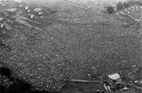 Aerial Shot Of Woodstock Music Festival In August 1969 In Ztoday
