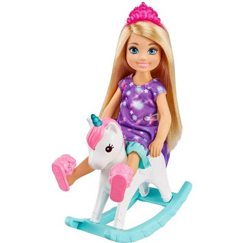 buy barbie dreamtopia chelsea princess doll and fairytale sleepover playset at mighty ape nz