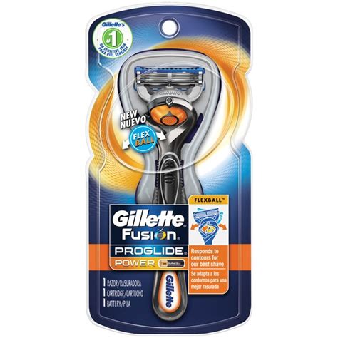 gillette fusion proglide power men s razor with flexball handle technology and razor blade male