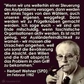 Herbert Wehner über die Zukunft der SPD :-)