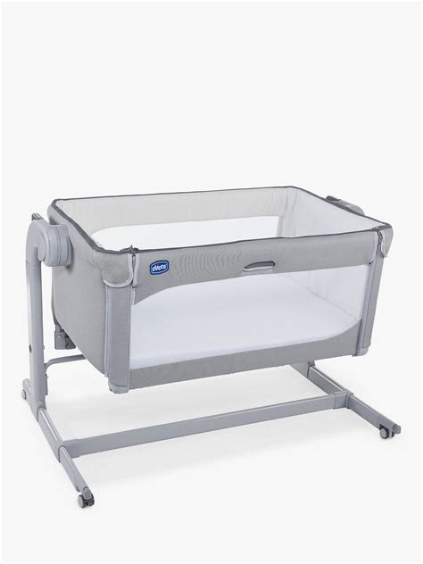 Chicco Next 2 Me Magic 2 Bedside Crib Cool Grey At John Lewis And Partners