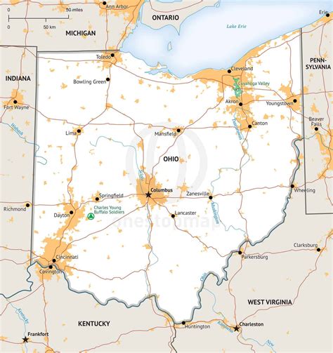 Map Of Akron Ohio Area Maps Of Ohio