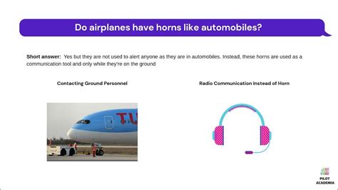 Do Airplanes Have Horns Like Automobiles Youtube