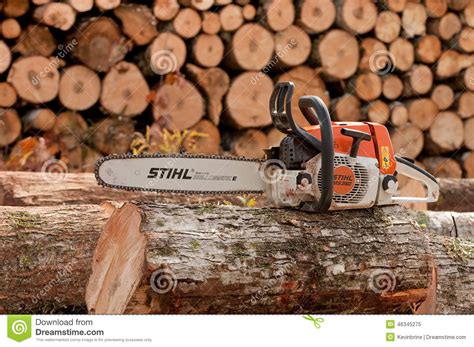 Stihl Chainsaw Editorial Image Image Of Work Power 46345275