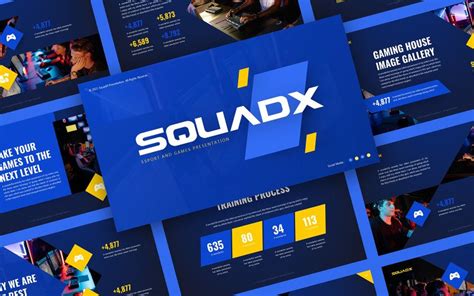 Squadx Esport And Games Powerpoint Template