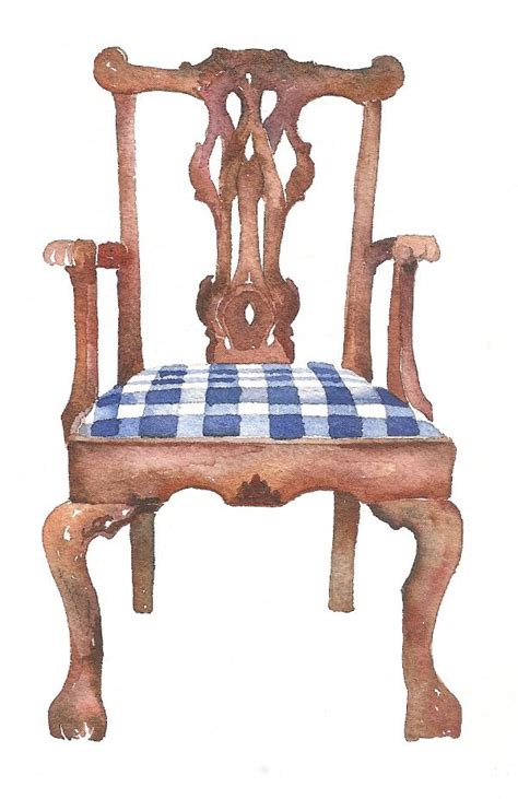 Watercolor Chair By Amy Woods Amy Wood Chair Wood