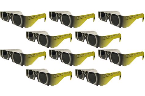 The Eclipser Safe Solar Eclipse Glasses Ce Certified 10 Pack Off