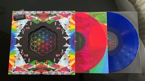 Coldplay A Head Full Of Dreams Vinyl Limited Edition Pink And Blue