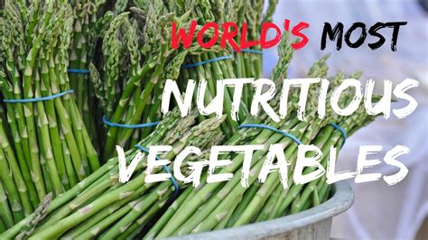 Top 10 Most Nutritious Vegetables In The World Youtube