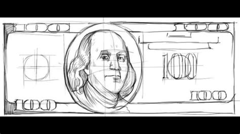 How To Draw Money 100 Dollars Earn Money Online Real