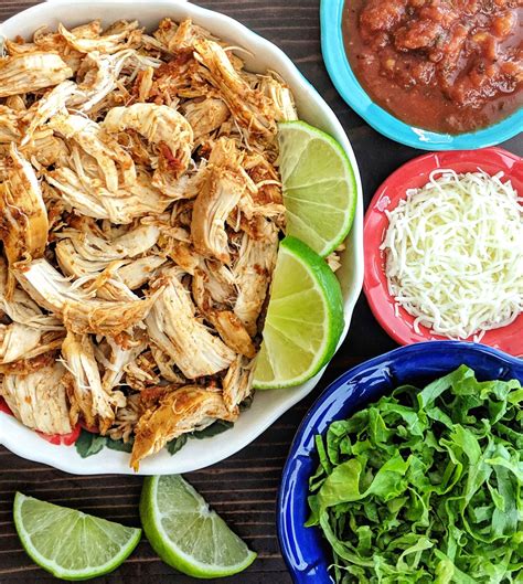 1 hour prior to finish, remove chicken and shred with forks. Keto Crock-Pot Salsa Chicken | Recipe | Salsa chicken ...