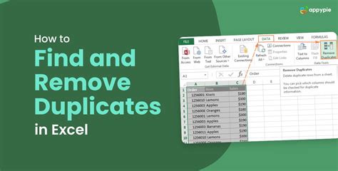 How To Find And Remove Duplicates In Excel