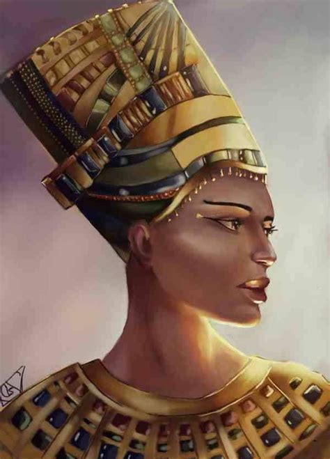Queen Nefertiti Black Women Art Female Art Ancient Egypt Art
