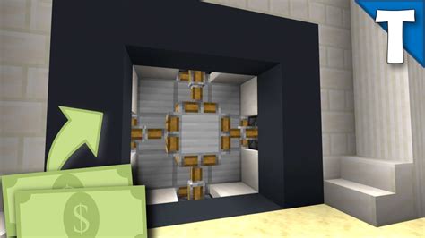 The 3x3 Bank Vault Door Minecraft Bedrock 120 Youtube