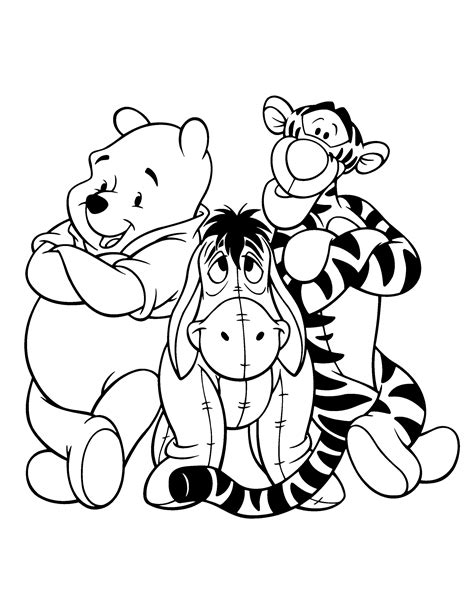 Disney Colouring Pages Winnie The Pooh Coloring Page