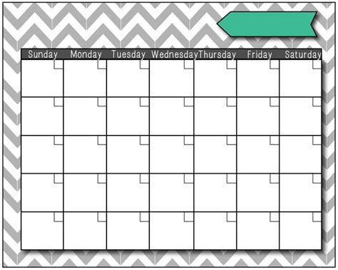Free Fill In Printable Calendars Calendar Printables Free Blank