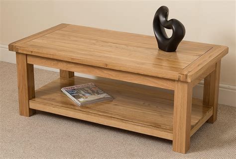 Cottage Solid Oak Coffee Table Modern Furniture Direct