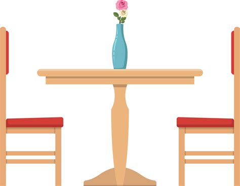 Dining Table Clipart Design Illustration 9384077 Png