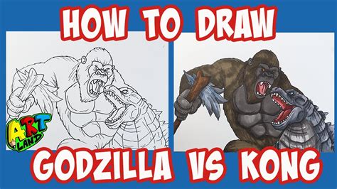 How To Draw Godzilla Vs King Kong Easy Godzilla Kong Vs King Leaked