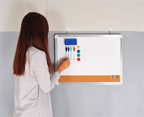 Buy White Board Bulletin Board Set Whiteboardcork Board 24 X 18