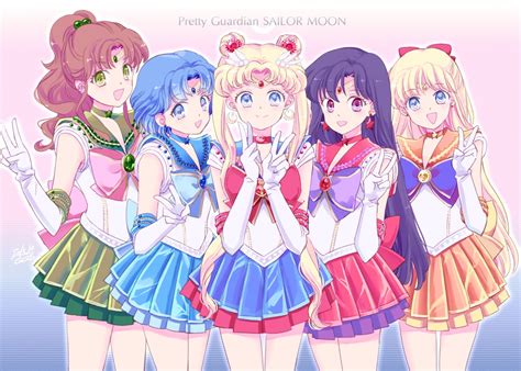 Aino Minako Group Hino Rei Kino Makoto Mizuno Ami Sailor Jupiter Sailor Mars Sailor Mercury