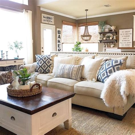 49 Awesome Country Farmhouse Decor Living Room Ideas