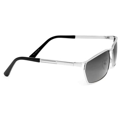 ezüst tónusú sötétített napszemüveg polarizált lencsékkel készleten paul riley