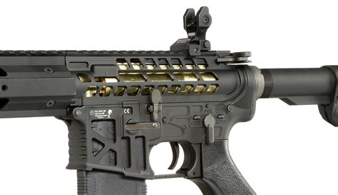 King Arms M4 Tws M Lok V2 Rifle Elite Vollmetall S Aeg 6mm Bb Schwarz