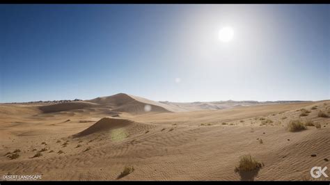 Desert Landscape 3d Asset Realtime Cgtrader