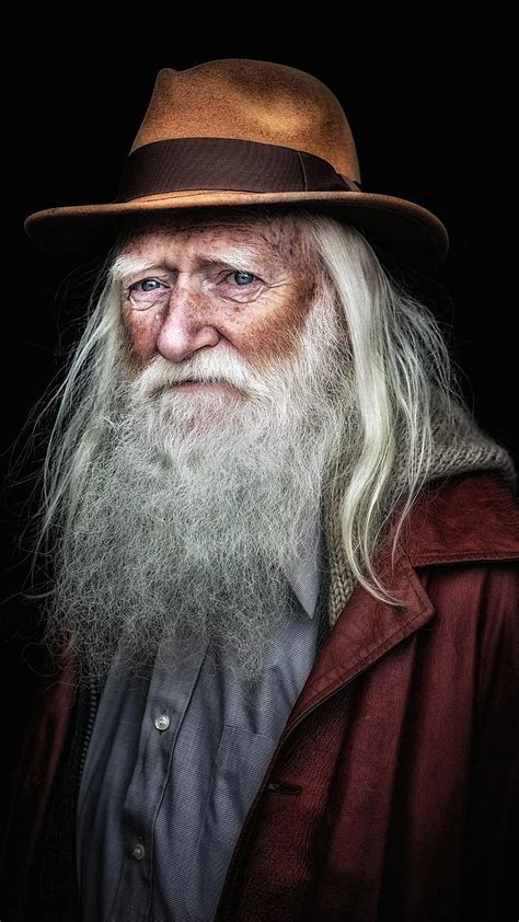 An Old Man Beard Hat Old Man Portrait White Beard White Hair Hd Phone Wallpaper Peakpx