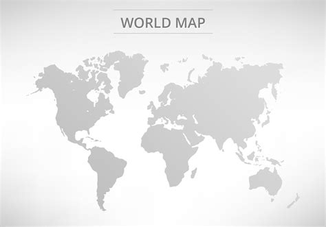 Vector Grey World Map 125189 Vector Art At Vecteezy