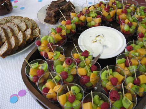 Baby Shower Buffet Tea Party Bridal Shower Almond Recipes Fruit
