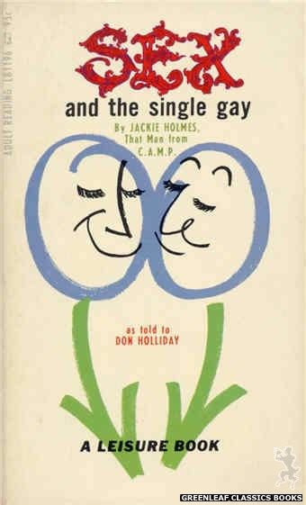 leisure books lb1196 sex and the single gay by jackie holmes cover art by robert bonfils