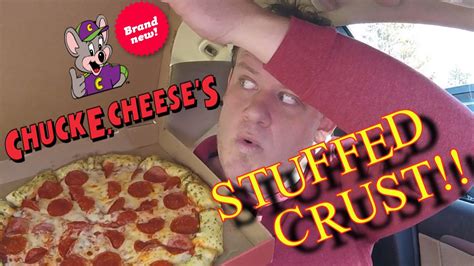Chuck E Cheese Stuffed Crust Pepperoni Pizza Food Review Youtube My
